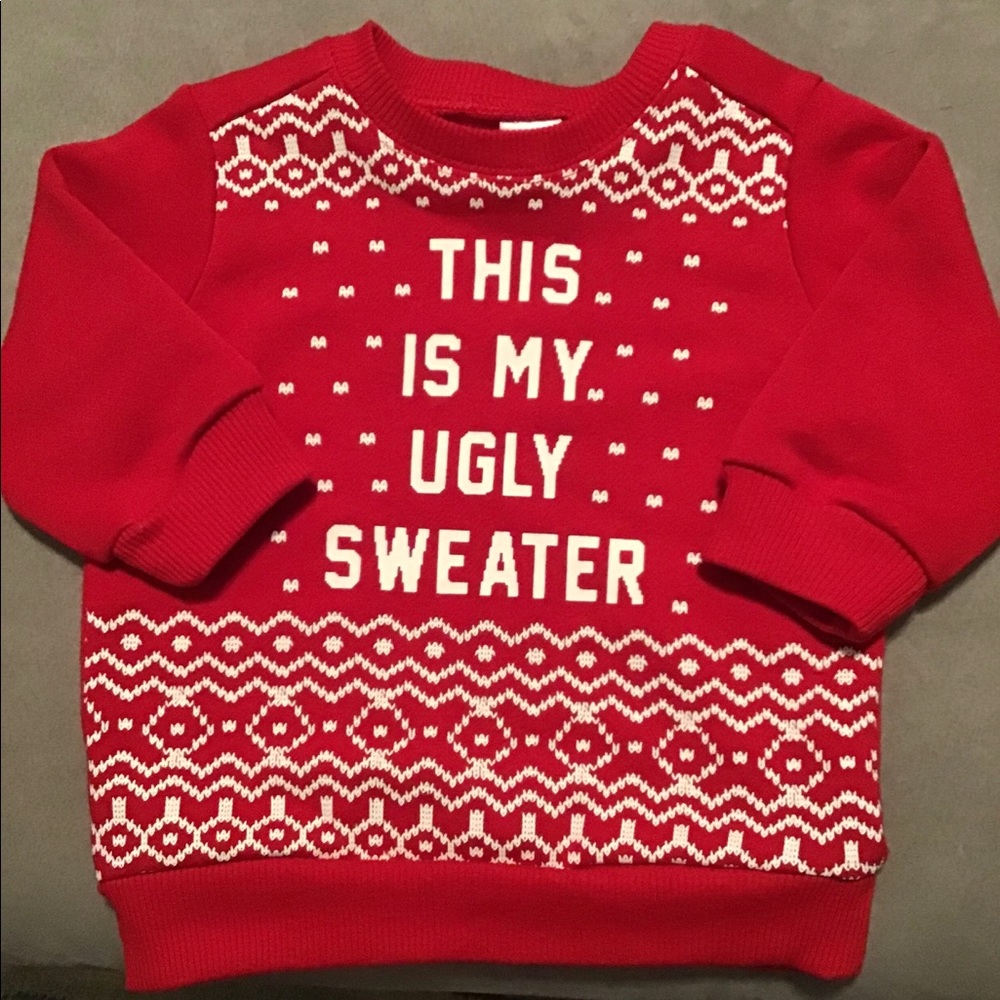 Carters Christmas sweater